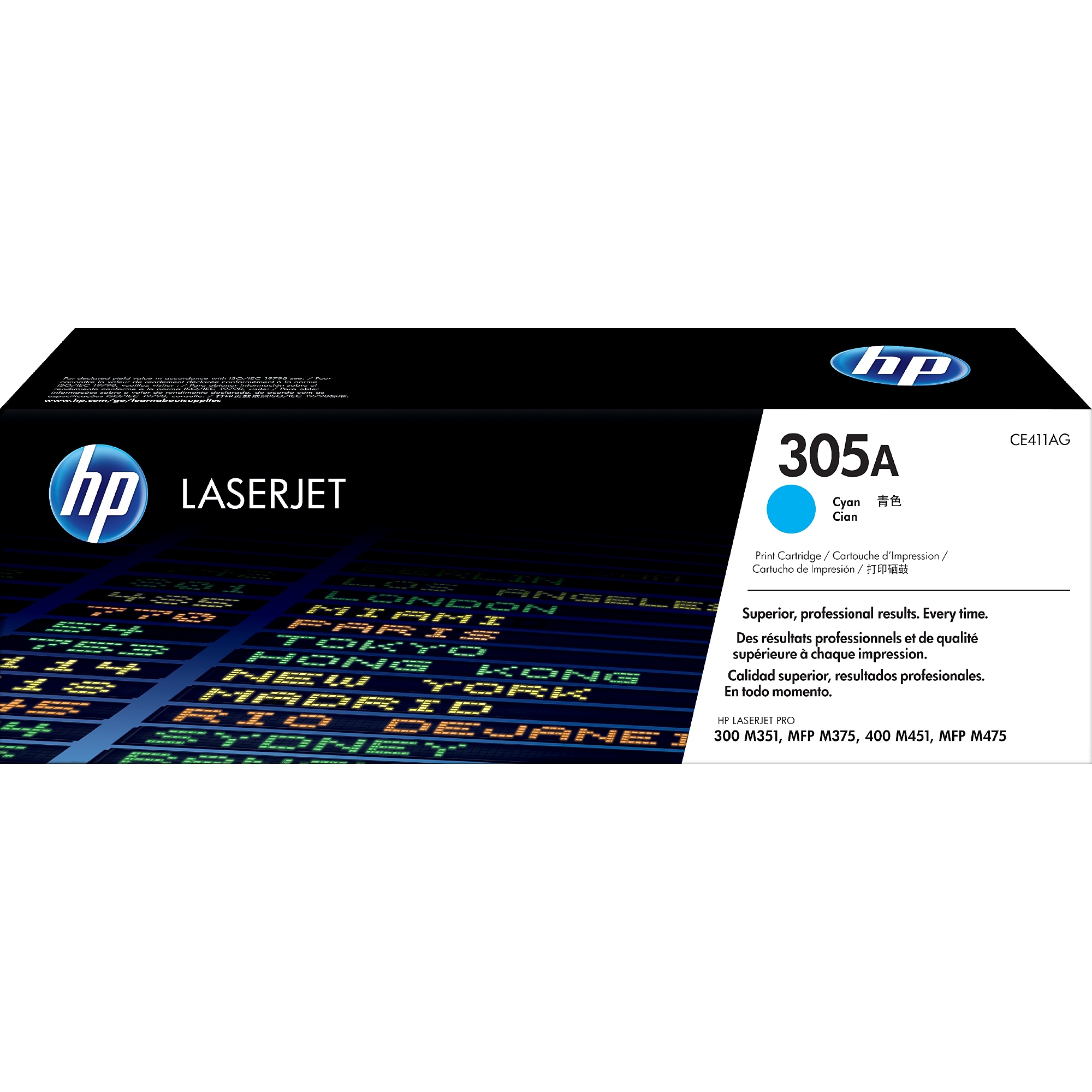 HP 305A Cyan Standard Yield Toner Cartridge, Prints Up to 2,600 Pages (CE411AG) Sansujyuku sansujyuku.com
