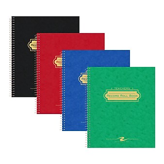 Roaring Spring Paper Products Teacher's Record Roll Book, 8.5" x 11", 44 Sheets (72900)