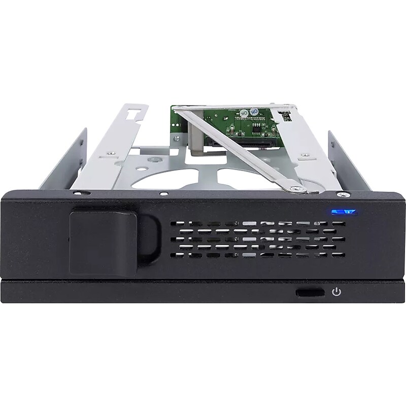 Icy Dock TurboSwap 3.5" SATA/SAS Mobile Rack Enclosure HDD, Black (MB171SP-1B) image 1