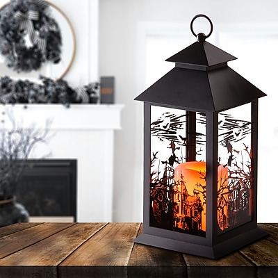 National Tree Company Halloween Lantern with Candle - Thumbnail 2