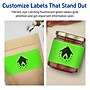 Avery Laser/Inkjet Multipurpose Rectangle Labels, 4" x 6", Neon Green, 40/Pack (94278)~#|#~6F2E5164-ED19-496F-825C29E4C763D24B_sc7