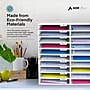 AdirOffice 30-Compartment Literature Organizer, 32" x 13", White (501-30-WHI)~#|#~6F303EAD-C6A6-4E25-AC92BFF2E7A44708_sc7