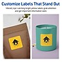 Avery Laser/Inkjet Square Multipurpose Labels, 2" x 2", Bright Yellow, 480/Pack (94107)~#|#~6F32500C-2205-4CA2-9305B6E577DEA10B_sc7