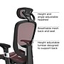 Staples Hyken Ergonomic Mesh Swivel Task Chair, Maroon (UN59462)~#|#~6F34A25A-2B43-4957-9EC1133668DE828E_sc7