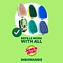 Scotch-Brite Scrub Dots Non-Scratch Dishwand, Blue/Purple (690-4)~#|#~6F359ABB-C922-43F0-A2617187B27918CE_sc7