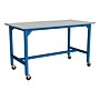 Learniture Ideate Series Rectangular Activity Table, 72" x 36", Laminate, North Sea/Brilliant Blue (LNT-NOR3009-BB-PK-SO)~#|#~6F3C50B7-4229-45C4-AE526937594AAE1F_sc7
