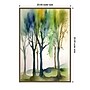 Amanti Art Watercolour Trees 1 by Sally Ann Moss Framed Canvas Wall Art Print, 23"W x 33"H (A42678841860)~#|#~6F3F5FEC-BC22-49B2-9087CDA04DBB3D37_sc7