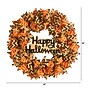 Nearly Natural Halloween Burlap Ribbon Wreath, 30" (W1194)~#|#~6F413688-C120-4919-BD70C91679D11FAA_sc7