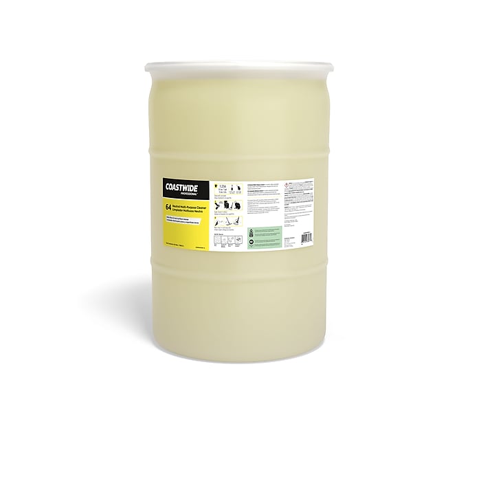 Neutral Multi-Purpose Cleaner 64 Eco-ID Concentrate, Citrus Scent, 55 gal Drum