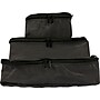 TUCCI 3-Piece Fabric Packing Cube Set, Water Resistant, Black (T0553-BLK)~#|#~6F4C720B-5A27-48A5-940BB9EA9B364449_sc7