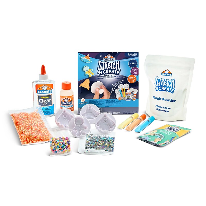 Elmer’s Stretch 'N Create Dough Galaxy Kit, 13 Pieces/Pack (2221243) image 1
