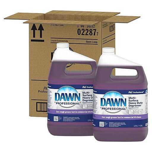 Dawn Professional MultiSurface Heavy Duty Degreaser, 1 Gallon (Case of 2) (02372) Staples