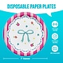 Say Hooray! Bow Bash 7" Paper Plates, Assorted Colors, 32 Plates/Pack (DTC382614PLT)~#|#~6F5635A5-8234-43B0-94F559B60267A17F_sc7