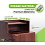 Alpine Industries Food Service Trash Can Enclosure, 32 Gallon, Mahogany (ALP476-DH-MA)~#|#~6F59F66E-28D8-4087-8E41694C63D588B1_sc7