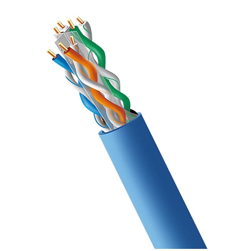4XEM 250 ft. CAT6 Ethernet Cable, 23 AWG, Blue (4XCAT6250RBL) image 1