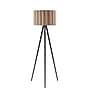 Adesso Caldwell 61"H Black Floor Lamp with Beige Linen Shade (4227-01)~#|#~6F61D53E-18F4-45A5-85F4F4A9439E9A32_sc7