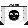 2025-2026 Willow Creek Basic 22" x 17" Academic Monthly Desk Pad Calendar, Black/White (54970)~#|#~6F61E978-E1CF-496F-8448B032EF5F9139_sc7