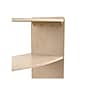 Flash Furniture Bright Beginnings 2-Section Open Corner Storage Unit, 24.5"H x 24"W x 11.75"D, Brown (MK-KE24060-GG)~#|#~6F639FBF-27F6-441E-B7BA7BB2FCAC8976_sc7