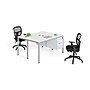Boss Office Products Simple System 48"W Desk with Pedestal, White, 2/Set (SGSD014-110-WT)~#|#~6F64400E-D321-488A-999B2EE38DE7278B_sc7