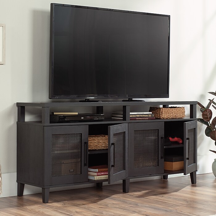 Sauder Tiffin Line Credenza TV Stand, Screens up to 65