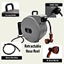 Hose Reel Pro Heavy Duty Retractable Garden Hose Reel, 1/2" x 100', Blue (GHR-1/2-BL-100)~#|#~6F72CD7D-4641-4B54-AFCB18FAE32904B9_sc7