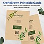 Avery Integrated Cards, 8.5" x 11", Matte Kraft Brown, 10/Pack (95282)~#|#~6F760985-9EF2-4223-A9F0FC0E155C2EFE_sc7