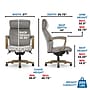 La-Z-Boy Greyson Ergonomic Bonded Leather Swivel Executive Chair, Gray (CHR10086A)~#|#~6F7733E3-B107-4BE7-9289F7CD51A4068D_sc7