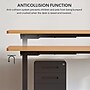 FlexiSpot ET155E 48"W Electric Rectangular Adjustable Standing Desk, Maple/Gray~#|#~6F7A60AB-8A56-4FA8-B4FDC9A369E34678_sc7
