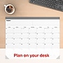 2025-2026 Staples 22" x 17" Academic Monthly Desk Pad Calendar, Gray (ST59496-25)~#|#~6F7BB368-6051-40AA-98A1F9F446C6811F_sc7