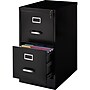 Staples 2-Drawer Mobile Vertical File Cabinet, Letter Size, Lockable, 27.95"H x 14.9"W x 24.4"D, Black (59555/25420)~#|#~6F7CB205-BE30-4D88-B3261DC8F9E1AAD5_sc7
