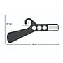Nahanco Stockroom Rail Dividers, Black, 25/Pack (BRDSB)~#|#~6F7E5007-4F20-408B-8E9D412D89C6A073_sc7