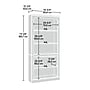 Sauder Select 73"H 5-Shelf Bookcase, Chalked Chestnut (443674)~#|#~6F80A1D6-2616-4836-88408D993FC59532_sc7