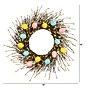 Nearly Natural 20-in Artificial Pastel Easter Egg Twig Wreath (W1410)~#|#~6F85599F-8AAB-4E99-AC1E0E75517A8D64_sc7