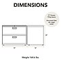 HON Brigade 600 Series 2-Drawer Lateral File Cabinet, Locking, Letter/Legal, Gray, 36"W (HON682LQ)~#|#~6F8B8C18-4C34-467C-9026E8F656E626D1_sc7
