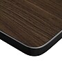 Regency Kobe Flip Top 72"W x 24"D Rectangular Training Room Table, Laminate, With Wheels, Neo Walnut (MKFTM7224NW)~#|#~6F8C7F00-C7A8-49F3-92F5CDA425A97D9D_sc7