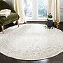 Safavieh Adirondack Collection 10' Round Indoor Area Rug, Machine Made, Ivory/Silver (ADR109C-10R)~#|#~6F8D90E5-004F-477F-8C3F92B8B95E1DF6_sc7