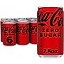 Coca-Cola Zero Sugar Mini Cans, 7.5 Oz., 6 Cans/Pack, 4 Packs/Carton (00049000061048)~#|#~6F8D9B2A-B969-4521-B09D968ADDAED39D_sc7