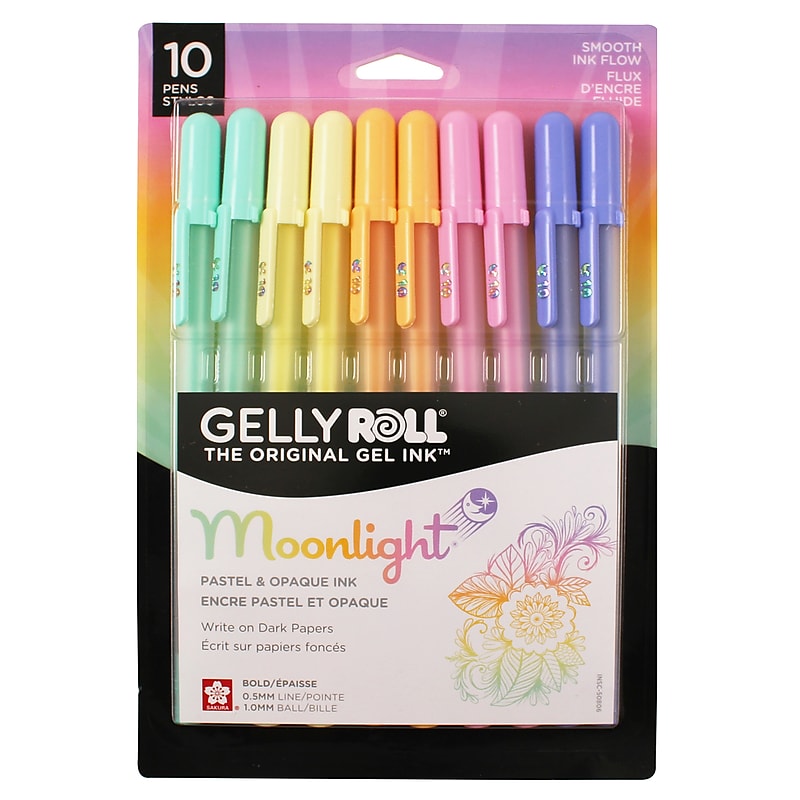 Sakura Moonlight, Liquid Ink, Assorted Ink, 10/Pack, 2 Packs/Bundle (SAK50806-2) image 1