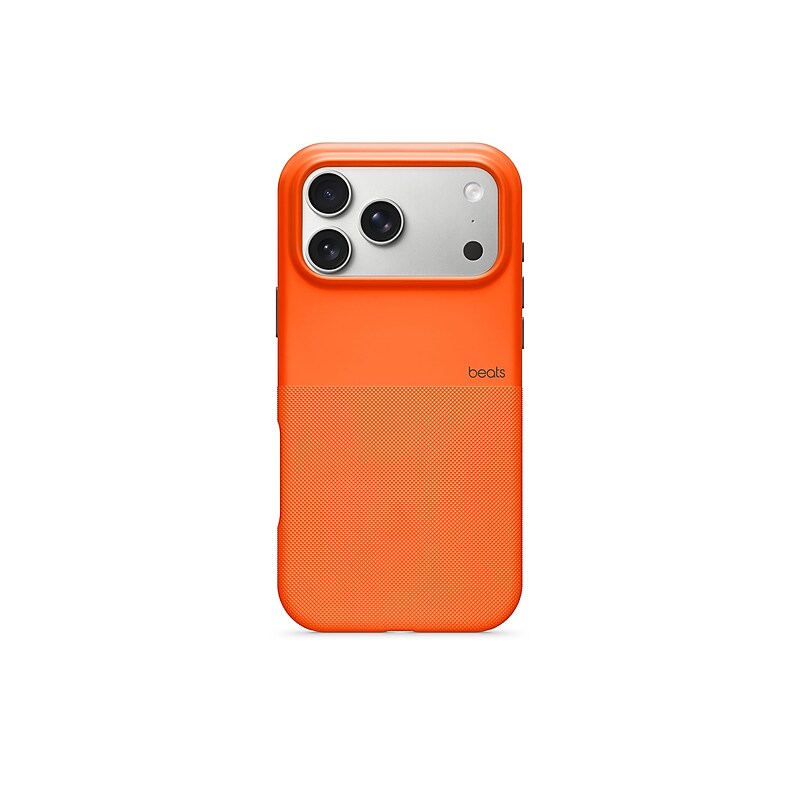 Beats MagSafe Rugged Phone Case for iPhone 17 Pro Max, Shock Absorbing, Sierra Orange (MGJC4LL/A) image 1
