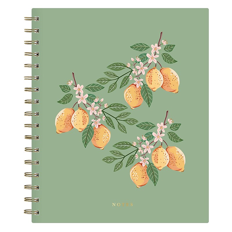 Blue Sky Bespoke Composition Notebook, 7" x 9", Lemons, 150 Sheets (155593) image 1