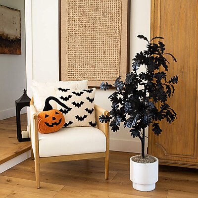 Artificial Halloween Black Oak Tree - Thumbnail 4