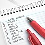 Staples ProGel™ Retractable Gel Pen, Bold Point, 1.0mm, Red Ink, Dozen (ST62591)~#|#~6F9B25EC-F7DF-4D93-B996D92267A5153E_sc7