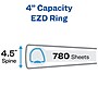 Avery Heavy Duty 4" 3-Ring View Binders, One Touch EZD Ring, White 4/Pack (79104)~#|#~6F9C6D79-B04E-4BA0-B112DBC7CF9B1436_sc7