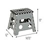 Honey-Can-Do 1.07'H Plastic Step Stool (TBL-09268)~#|#~6F9CF983-B6E8-4884-A049611BD467E9A8_sc7