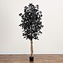 Nearly Natural Artificial Hallloween Black Ficus Tree, 7' (T5138)~#|#~6F9FF790-CD21-4326-AA7D9A30E5BB9B65_sc7