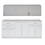 Viva Comfort 36'' H x 72" W Exam Room Medical Cabinet and 72" W Wall Cabinet, 6 Doors, 3 Drawers (90272NS-GRY-WAL)~#|#~6FA58809-3F66-4F8C-BE422745CB56140B_sc7