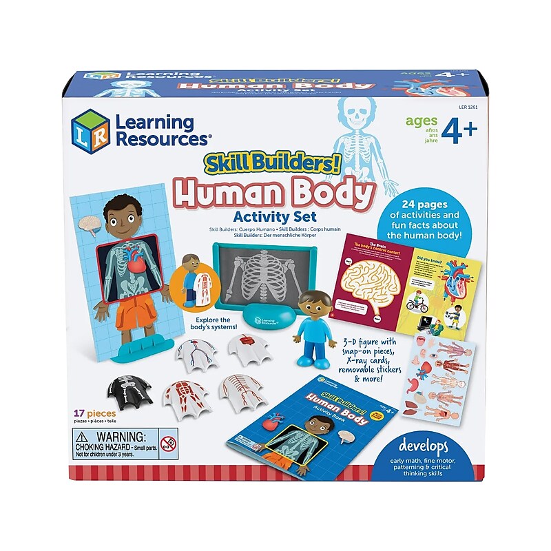 Learning Resources Skill Builders! Human Body Activity Set (LER1261) image 1