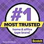 Scotch Gift-Wrap Clear Tape, 0.75" x 16.67 yds., 1" Core, Transparent, 2 Rolls/Pack (15DM-2)~#|#~6FA7051B-B2A0-4A08-934D9CD28BF99297_sc7