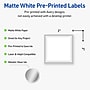 Avery Laser/Inkjet Square Multipurpose Labels, 2" x 2", White, 120/Pack (S00-F35)~#|#~6FA9F0DB-4337-451A-A8F553B3BACCD7FE_sc7