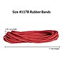 Alliance Big Bands Multi-Purpose #117B Rubber Bands, 7" x 1/8", Red, 48/Pack (00699)~#|#~6FAAE7A5-3AF1-4C7C-B890BA6E6BA48718_sc7